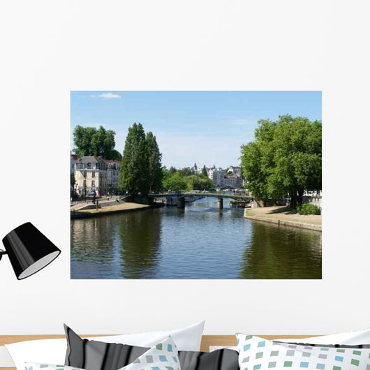 Nantes Erdre and Quays Wall Decal