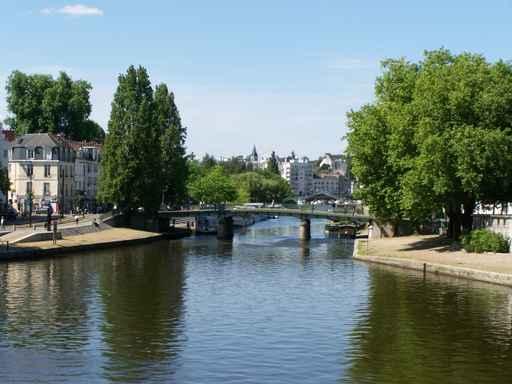 Nantes Erdre and Quays Wall Decal