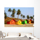 Beach Huts Wall Mural