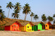 Beach Huts Wall Mural