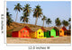 Beach Huts Wall Mural
