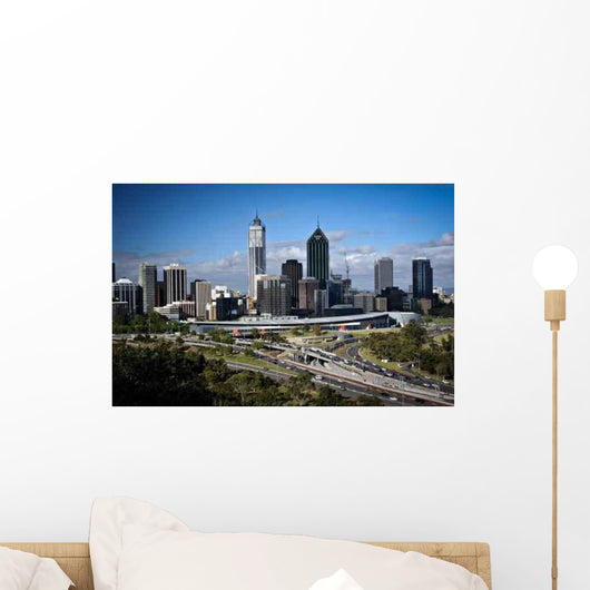Perth Skyline Wall Decal