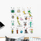 Cartoon insects Wall Decal