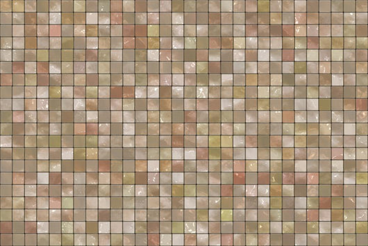Square Colorful Mosaic Tiles Wall Decal