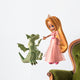 Toon Princess and Baby Dragon Wall Decal