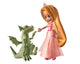 Toon Princess and Baby Dragon Wall Decal