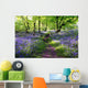 Blue bells forest Wall Mural