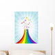 Abstract with Vibrant Notes Wall Decal