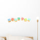alphabet blocks Planing Wall Decal