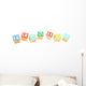 alphabet blocks Planing Wall Decal