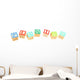 alphabet blocks Planing Wall Decal