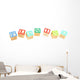 alphabet blocks Planing Wall Decal
