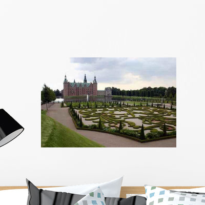 Frederiksborg Castle Wall Decal shown on a wall