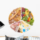 Food Pyramid Pie Chart Wall Decal