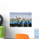 Boats anchored at marina Wall Mural
