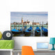 Boats anchored at marina Wall Mural