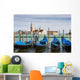 Boats anchored at marina Wall Mural