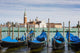Boats anchored at marina Wall Mural
