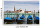 Boats anchored at marina Wall Mural