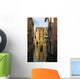 Italy, Venice, Rowing gondola through canal Wall Mural