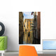 Italy, Venice, Rowing gondola through canal Wall Mural