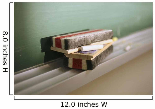 Close-Up Of Chalkboard Erasers;Ontario Canada Wall Mural