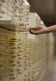 Hand Pulling Out Filing Drawer;Ottawa Ontario Canada Wall Mural