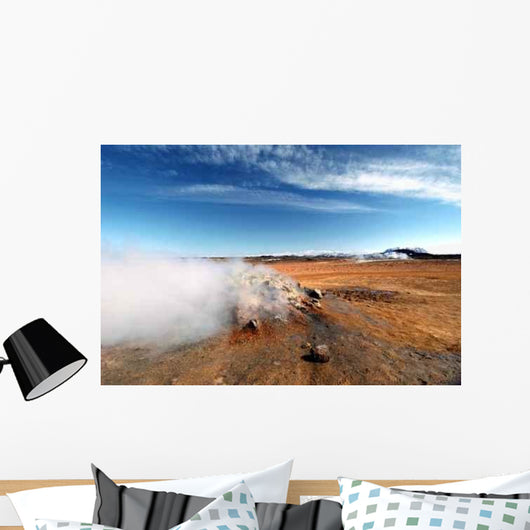 Volcano Wall Decal Design 2