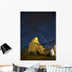 Milky Way Above An Old Grain Elevator;Val Marie Saskatchewan Canada Wall Mural