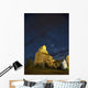 Milky Way Above An Old Grain Elevator;Val Marie Saskatchewan Canada Wall Mural