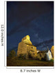 Milky Way Above An Old Grain Elevator;Val Marie Saskatchewan Canada Wall Mural