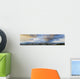 Panoramic Of Sunset Over Downtown;Vancouver British Columbia Canada Wall Mural