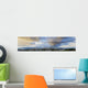 Panoramic Of Sunset Over Downtown;Vancouver British Columbia Canada Wall Mural