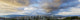 Panoramic Of Sunset Over Downtown;Vancouver British Columbia Canada Wall Mural