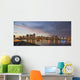 Panoramic Sunset over False Wall Decal