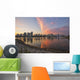 Sunset over False Creek Wall Decal 2