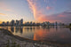Sunset over False Creek Wall Decal 2