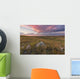Clouds Lit At Sunset With Some Glacial Erratics Lying Wall Mural