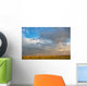 Bison Under A Passing Storm Over The Prairies Wall Mural