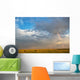 Bison Under A Passing Storm Over The Prairies Wall Mural