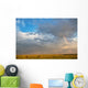 Bison Under A Passing Storm Over The Prairies Wall Mural