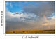 Bison Under A Passing Storm Over The Prairies Wall Mural