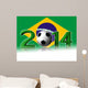 2014 Soccer Logo with Wall Decal
