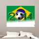 2014 Soccer Logo with Wall Decal