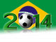 2014 Soccer Logo with Wall Decal