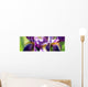 Collage Lily Purple Wall Mural
