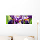Collage Lily Purple Wall Mural