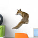 Seated Red Fox Wall Decal