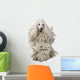 White Corded Poodle Wall Decal