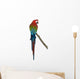 Red-And-Green Macaw Perching on Branch I Wall Decal